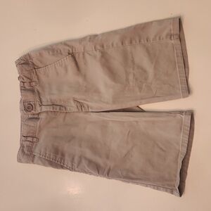Nautica School Uniform Khaki Tan Adjustable Waist Shorts Size 10